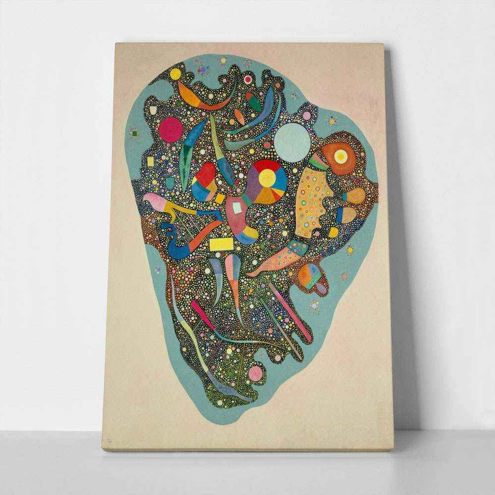 Πινακας σε καμβά KANDINSKY - COLOURFUL ENSEMBLE