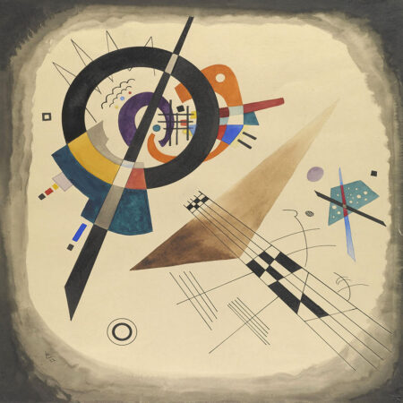 Πίνακας σε καμβά KANDINSKY - COMPOSITION 8 - Wassily Kandinsky Sticky 5
