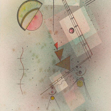 Πινακας σε καμβά KANDINSKY - GREEN SMELL - Wassily Kandinsky Sticky 5