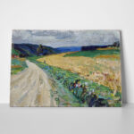 Πινακας σε καμβά KANDINSKY - KALLMUNZ NATURE STUDY FROM THE YELLOW STAGECOACH