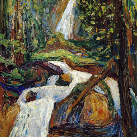 Πινακας σε καμβά KANDINSKY - KOCKEL WATERFALL I - Wassily Kandinsky Sticky 5