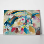 Πινακας σε καμβά KANDINSKY - LANDSCAPE WITH RED SPOTS