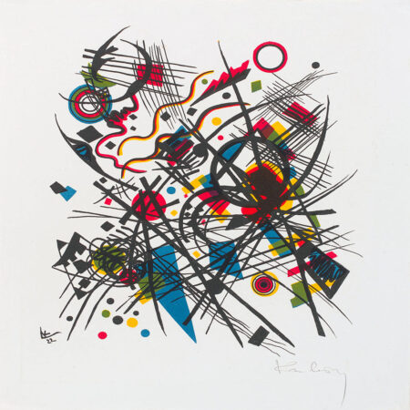 Πίνακας σε καμβά KANDINSKY - LITHOGRAPH FOR THE FOURTH BAUHAUS PORTFOLIO - Wassily Kandinsky Sticky 5