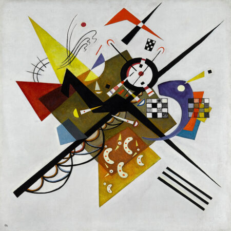 Πίνακας σε καμβά KANDINSKY - ON WHITE II - Wassily Kandinsky Sticky 5