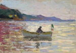 Πινακας σε καμβά KANDINSKY - RAPALLO BOAT AT SEA