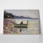 Πινακας σε καμβά KANDINSKY - RAPALLO BOAT IN THE SEA