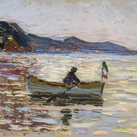 Πινακας σε καμβά KANDINSKY - RAPALLO BOAT IN THE SEA - Wassily Kandinsky Sticky 5