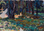Πινακας σε καμβά KANDINSKY - SAINT CLOUD PARK