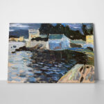 Πινακας σε καμβά KANDINSKY - SESTRI EVENING