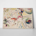 Πινακας σε καμβά KANDINSKY - STUDY FOR KLEINE FREUDEN