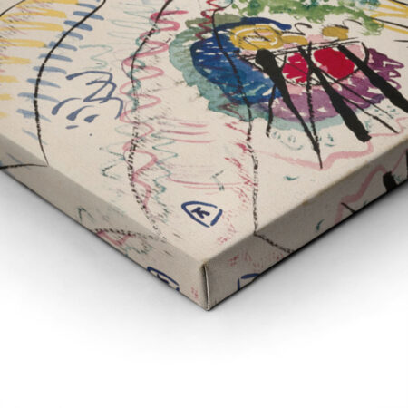 Πινακας σε καμβά KANDINSKY - STUDY FOR KLEINE FREUDEN - Wassily Kandinsky Sticky 2