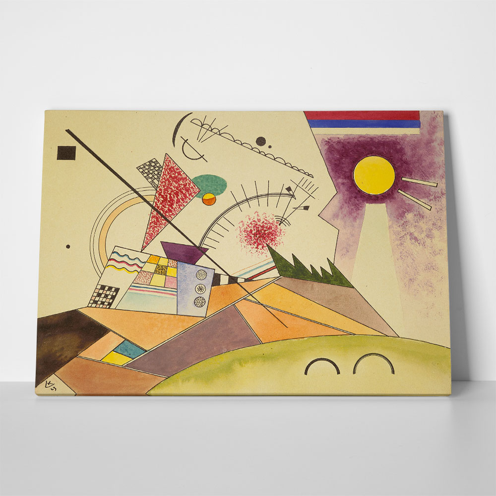 Πινακας σε καμβά KANDINSKY - STUDY FOR MOVING REST