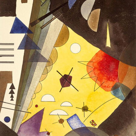Πινακας σε καμβά KANDINSKY - TENSION IN HEIGHT - Wassily Kandinsky Sticky 5