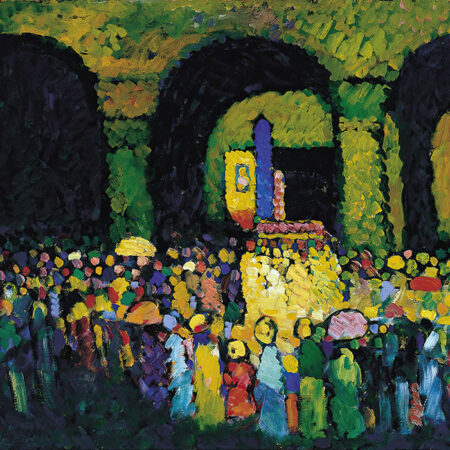Πινακας σε καμβά KANDINSKY - THE LUDWIGSKIRCHE IN MUNICH - Wassily Kandinsky Sticky 5