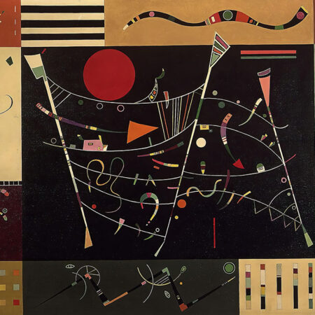Πινακας σε καμβά KANDINSKY - THE WHOLE - Wassily Kandinsky Sticky 5