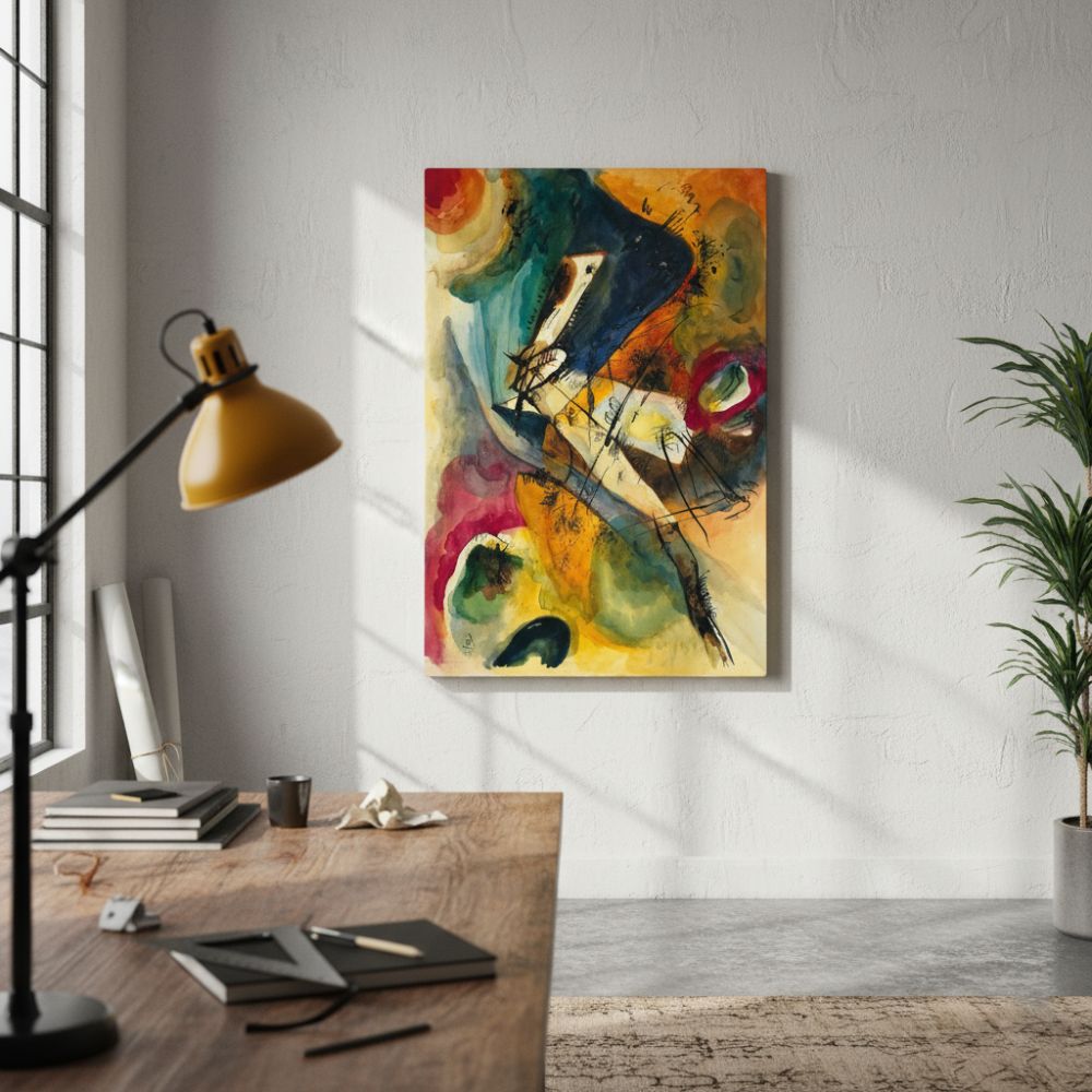 Πινακας σε καμβά KANDINSKY - UNTITLED 1915