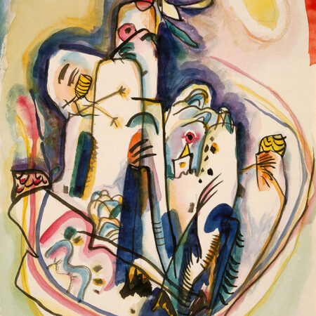 Πινακας σε καμβά KANDINSKY - UNTITLED 1919 - Wassily Kandinsky Sticky 5