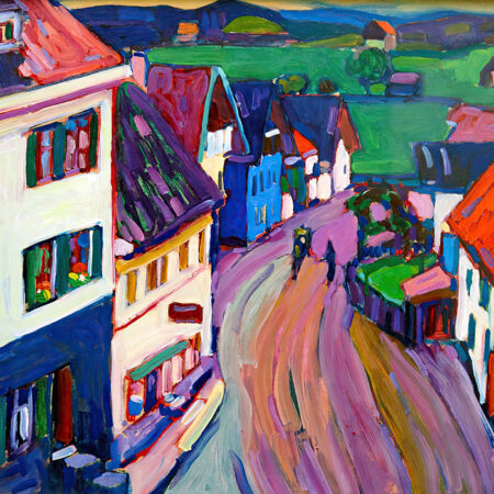 Πινακας σε καμβά KANDINSKY - VIEW FOR THE WINDOW OF THE GRIESBRAU - Wassily Kandinsky Sticky 5