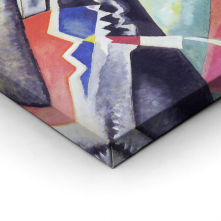 Πινακας σε καμβά KANDINSKY - WHITE ZIG ZAGS - Wassily Kandinsky Sticky 1
