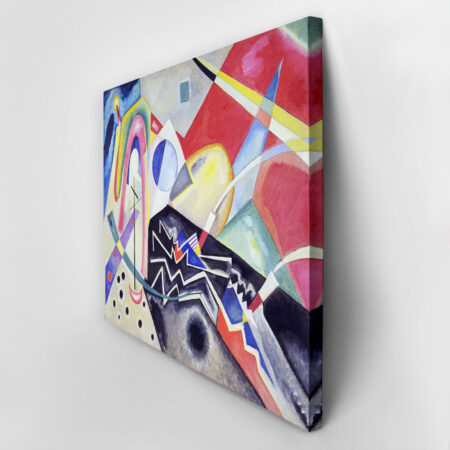 Πινακας σε καμβά KANDINSKY - WHITE ZIG ZAGS - Wassily Kandinsky Sticky 2