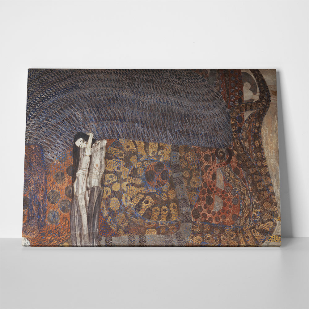 Πινακας σε καμβά KLIMT - BEETHOVEN FRIEZE