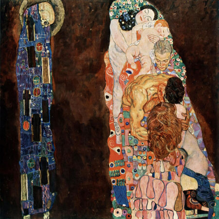 Πίνακας σε καμβά KLIMT - DEATH AND LIFE - Gustav Klimt Sticky 5