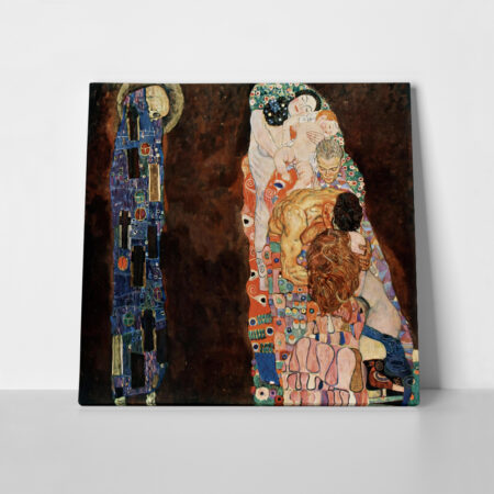 Πίνακας σε καμβά KLIMT - DEATH AND LIFE - Gustav Klimt