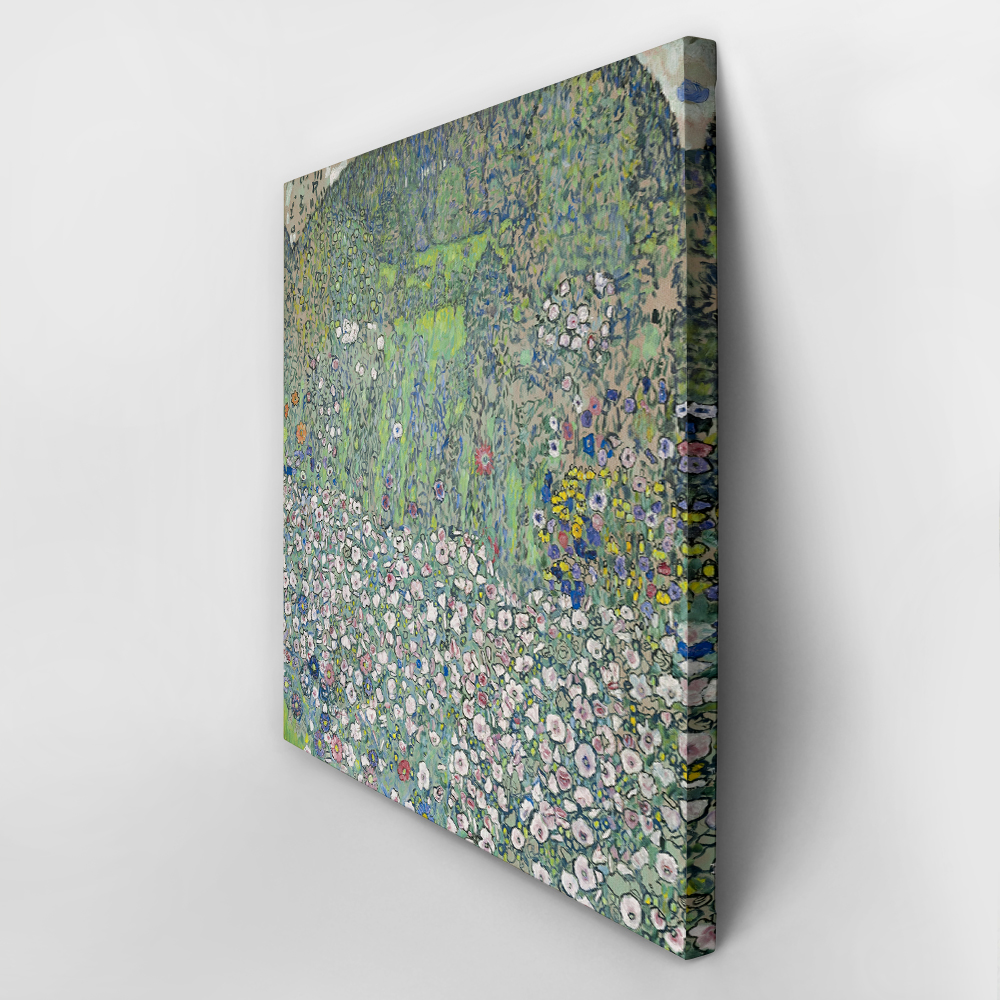 Πίνακας σε καμβά KLIMT - GARDEN LANDSCAPE WITH MOUNTAIN TOP