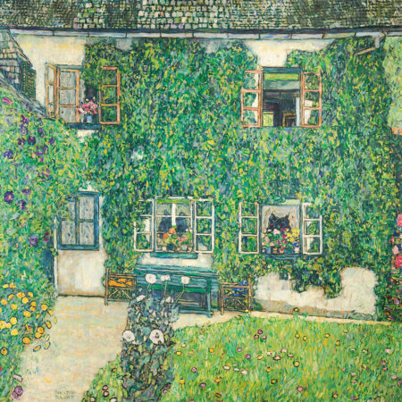 Πίνακας σε καμβά KLIMT - HOUSE IN A GARDEN - Gustav Klimt Sticky 5
