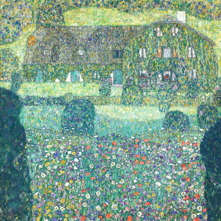 Πίνακας σε καμβά KLIMT - HOUSE IN ATTERSEE - Gustav Klimt Sticky 5