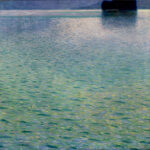 Πίνακας σε καμβά KLIMT - ISLAND IN THE ATTERSEE