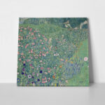 Πίνακας σε καμβά KLIMT - ITALIENISCHE GARTENLANDSCHAFT