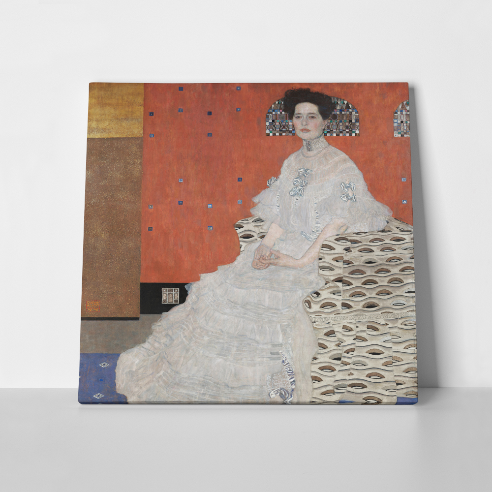 Πίνακας σε καμβά KLIMT - PORTRAIT OF FRITZA RIEDLER