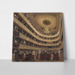 Πίνακας σε καμβά KLIMT - THE OLD BURGTHEATER