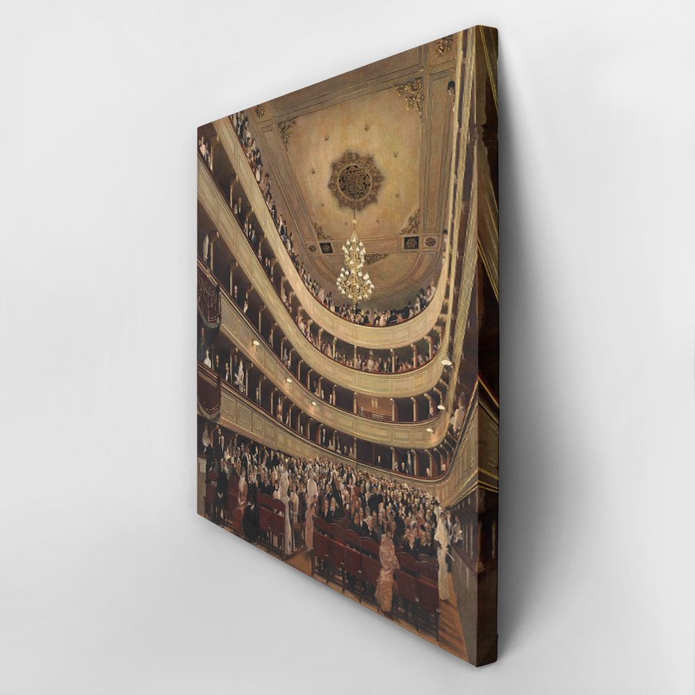Πίνακας σε καμβά KLIMT - THE OLD BURGTHEATER
