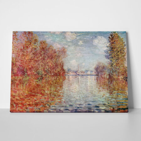 Πινακας σε καμβά MONET - AUTUMN EFFECT AT ARGENTEUIL - Monet Claude