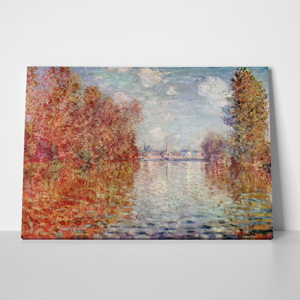Πινακας σε καμβά MONET - AUTUMN EFFECT AT ARGENTEUIL