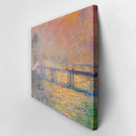 Πινακας σε καμβά MONET - CHARING CROSS BRIDGE - Monet Claude Sticky 2
