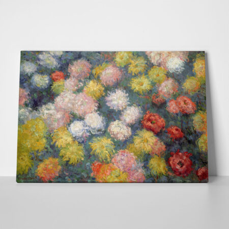Πινακας σε καμβά MONET - CHRYSANTHEMUMS - Monet Claude