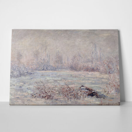 Πινακας σε καμβά MONET - FROST NEAR VETHEUIL - Monet Claude
