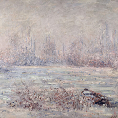 Πινακας σε καμβά MONET - FROST NEAR VETHEUIL - Monet Claude Sticky 5