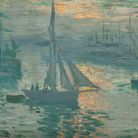 Πινακας σε καμβά MONET - IMPRESSION SUNRISE - Monet Claude Sticky 5