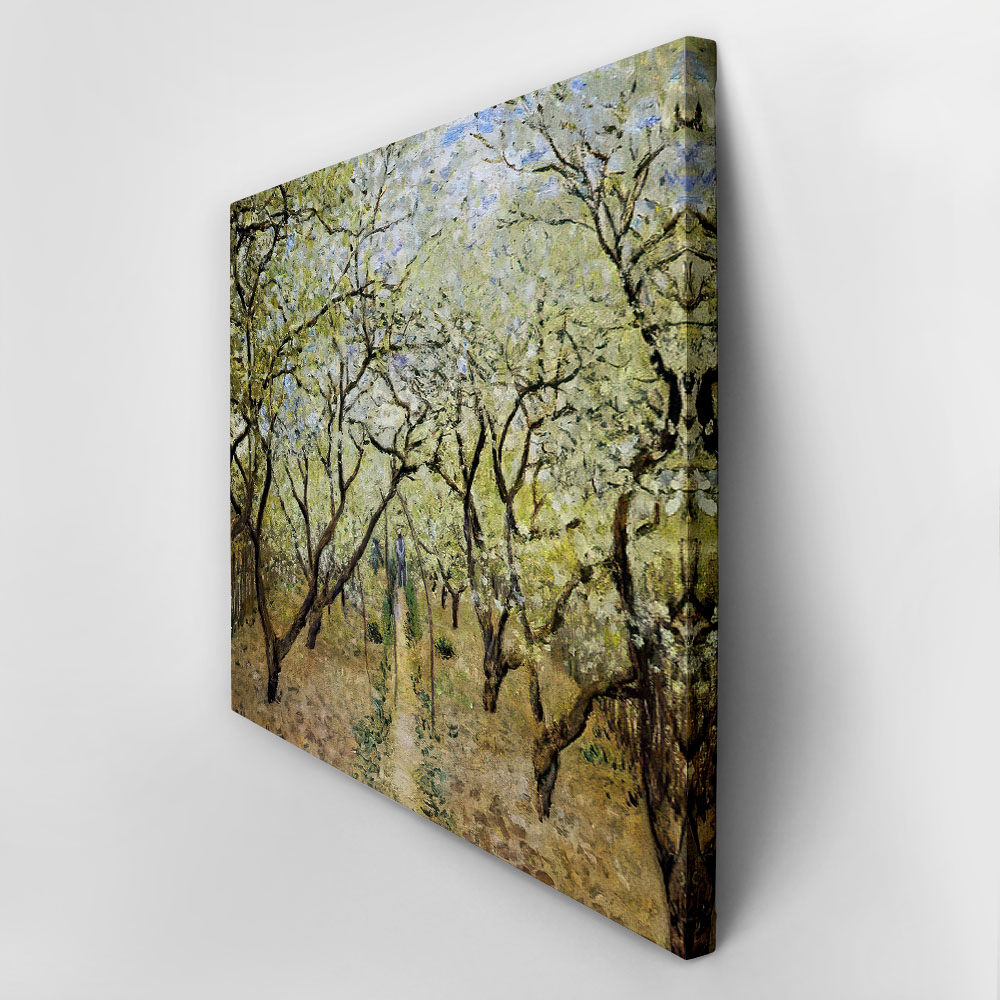 Πινακας σε καμβά MONET - ORCHARD IN BLOOM