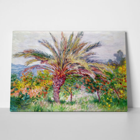 Πινακας σε καμβά MONET - PALM TREE AT BORDIGHERA - Monet Claude