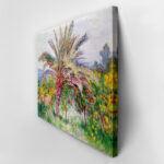 Πινακας σε καμβά MONET - PALM TREE AT BORDIGHERA