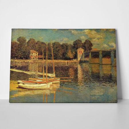 Πινακας σε καμβά MONET - THE BRIDGE AT ARGENTEUIL - Monet Claude
