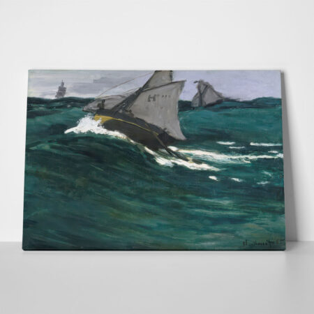 Πινακας σε καμβά MONET - THE GREEN WAVE - Monet Claude