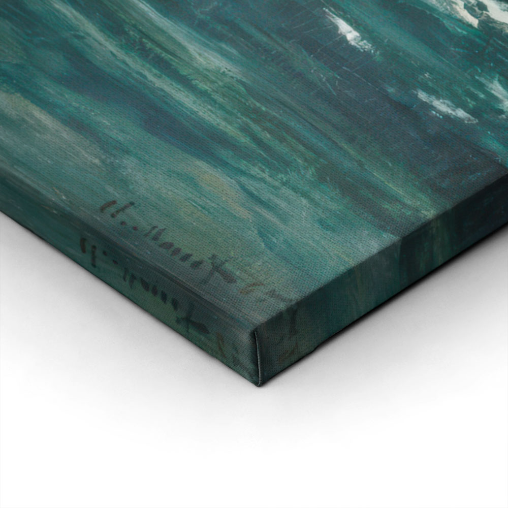Πινακας σε καμβά MONET - THE GREEN WAVE