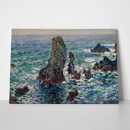 Πινακας σε καμβά MONET - THE PYRAMIDS AT PORT COTON - Monet Claude