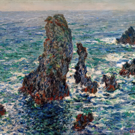 Πινακας σε καμβά MONET - THE PYRAMIDS AT PORT COTON - Monet Claude Sticky 5